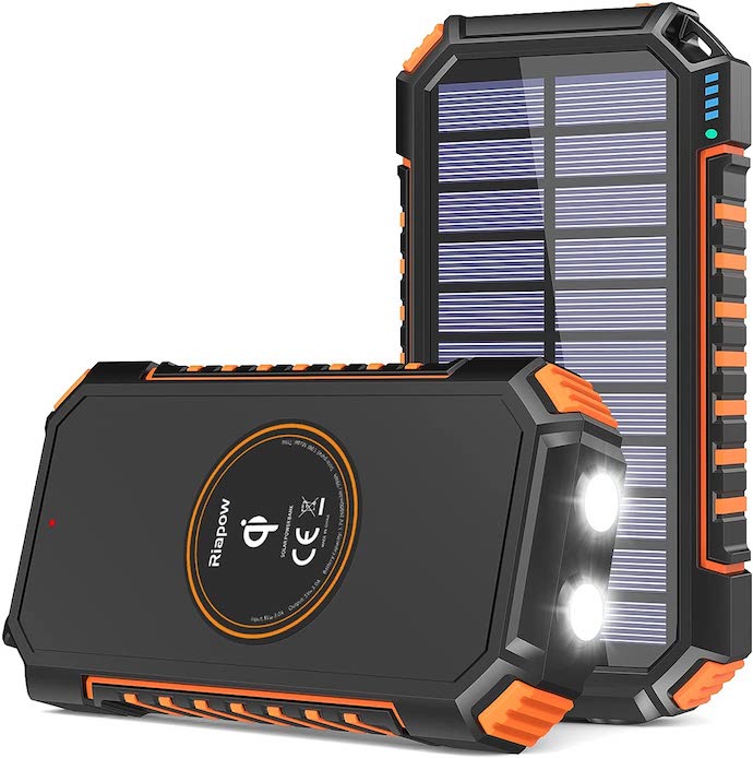 Riapow Solar Power Bank Charger